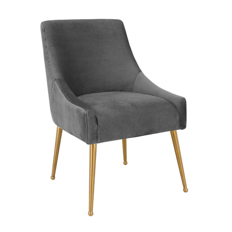 Beatrix Pleated Velvet Side Chair by TOV Furniture at Eve Furniture