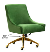 Beatrix Velvet Office Swivel Chair by TOV Furniture at Eve Furniture