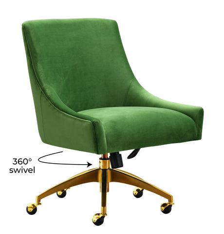 Beatrix Velvet Office Swivel Chair by TOV Furniture at Eve Furniture