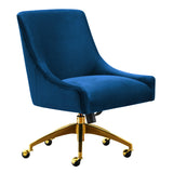Beatrix Velvet Office Swivel Chair by TOV Furniture at Eve Furniture
