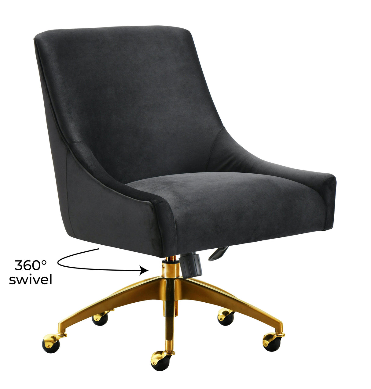 Beatrix Velvet Office Swivel Chair by TOV Furniture at Eve Furniture