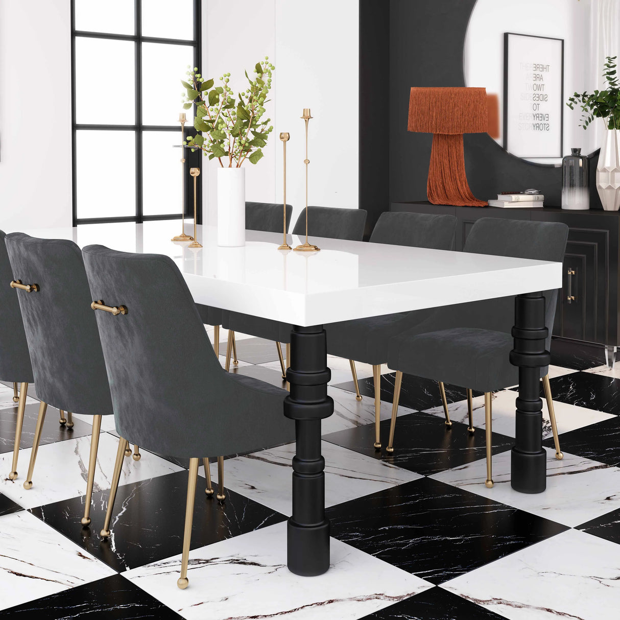Beatrix Velvet Side Chair by TOV Furniture at Eve Furniture