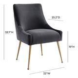 Beatrix Velvet Side Chair by TOV Furniture at Eve Furniture