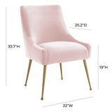 Beatrix Velvet Side Chair by TOV Furniture at Eve Furniture