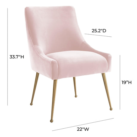 Beatrix Velvet Side Chair by TOV Furniture at Eve Furniture