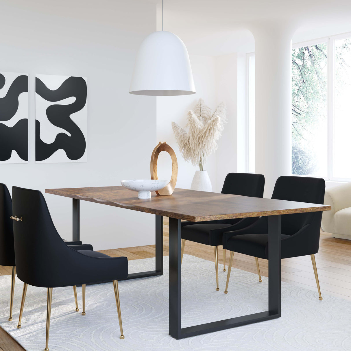 Beatrix Velvet Side Chair by TOV Furniture at Eve Furniture