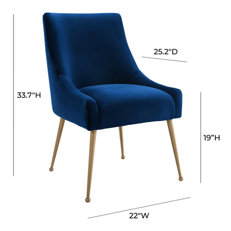 Beatrix Velvet Side Chair by TOV Furniture at Eve Furniture