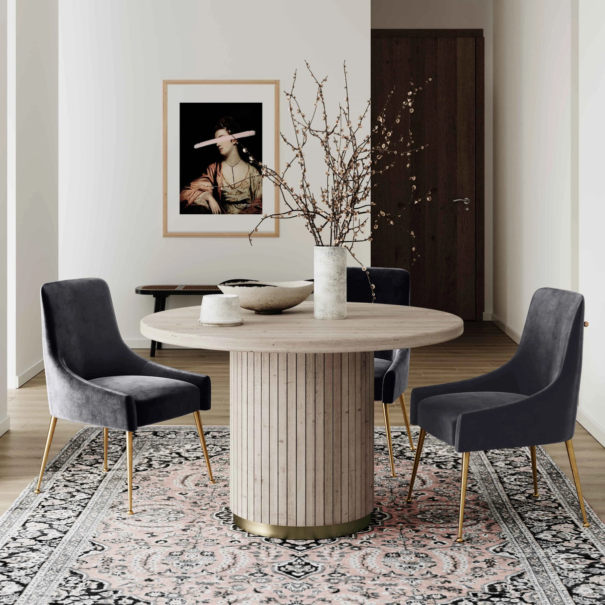 Beatrix Velvet Side Chair by TOV Furniture at Eve Furniture