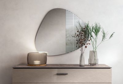 Hexagon Magic Organic Mirror by ESF Furniture at Eve Furniture