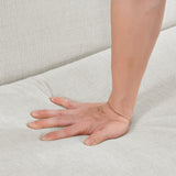 Belfort Beige Loveseat by Homelegance at Eve Furniture