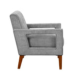 Belfort Gray Accent Chair by Homelegance at Eve Furniture