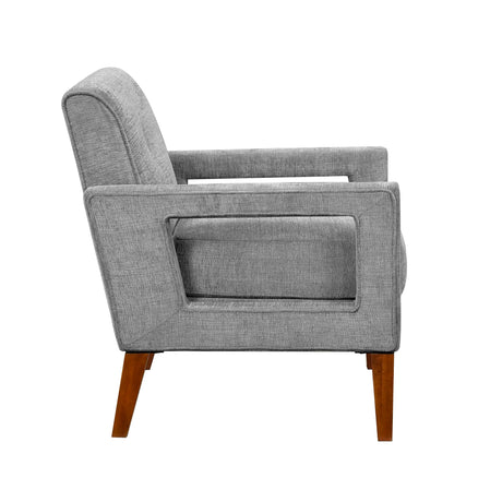 Belfort Gray Accent Chair by Homelegance at Eve Furniture