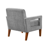 Belfort Gray Accent Chair by Homelegance at Eve Furniture