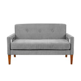 Belfort Gray Loveseat by Homelegance at Eve Furniture