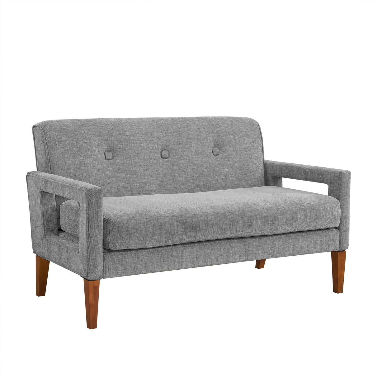 Belfort Gray Loveseat by Homelegance at Eve Furniture