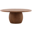 Belize Dining Table, Brown by Dovetail at Eve Furniture