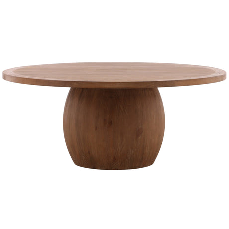 Belize Dining Table, Brown by Dovetail at Eve Furniture