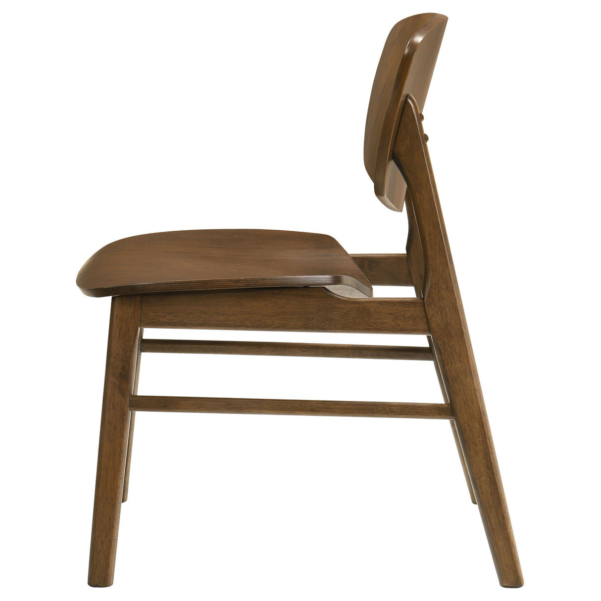 Benford Dark Brown Dining Side Chair Wood Seat (Set of 2) by Coaster at Eve Furniture