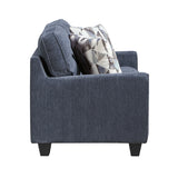 Bennett Blue Loveseat by Homelegance at Eve Furniture