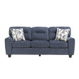 Bennett Blue Sofa by Homelegance at Eve Furniture