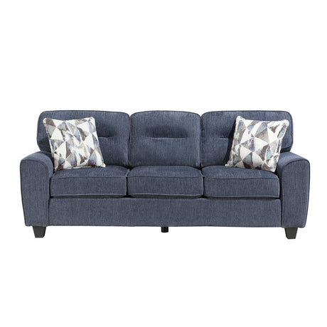 Bennett Blue Sofa by Homelegance at Eve Furniture