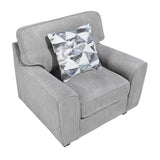 Bennett Gray Chair by Homelegance at Eve Furniture