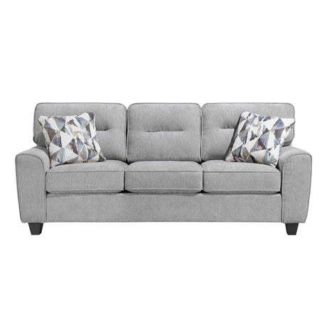 Bennett Gray Sofa by Homelegance at Eve Furniture