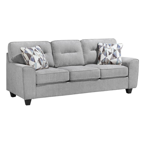 Bennett Gray Sofa by Homelegance at Eve Furniture