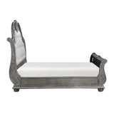 Bennington Gray King Sleigh Bed by Homelegance at Eve Furniture