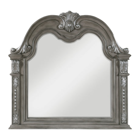 Bennington Gray Mirror (Mirror Only) by Homelegance at Eve Furniture