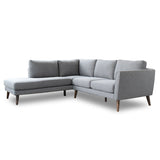 Benson Grey Fabric Sectional Sofa Left Facing Chaise by Ashcroft Imports at Eve Furniture