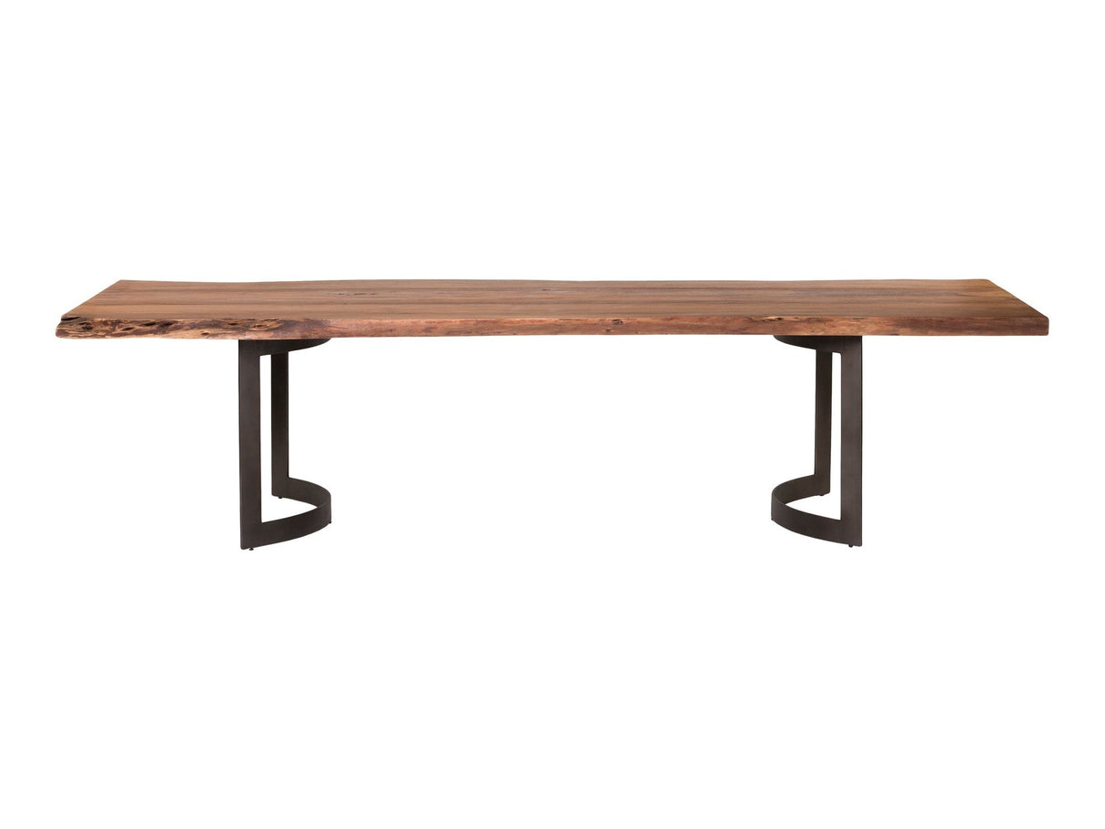 Bent Brown Small Dining Table by Moe's Home at Eve Furniture