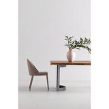 Bent Brown Small Dining Table by Moe's Home at Eve Furniture