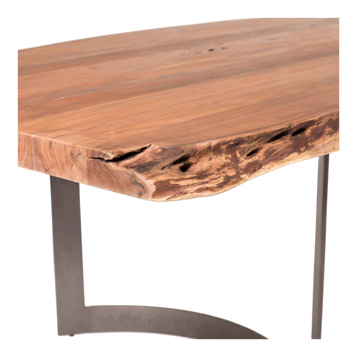 Bent Natural Large Dining Table by Moe's Home at Eve Furniture