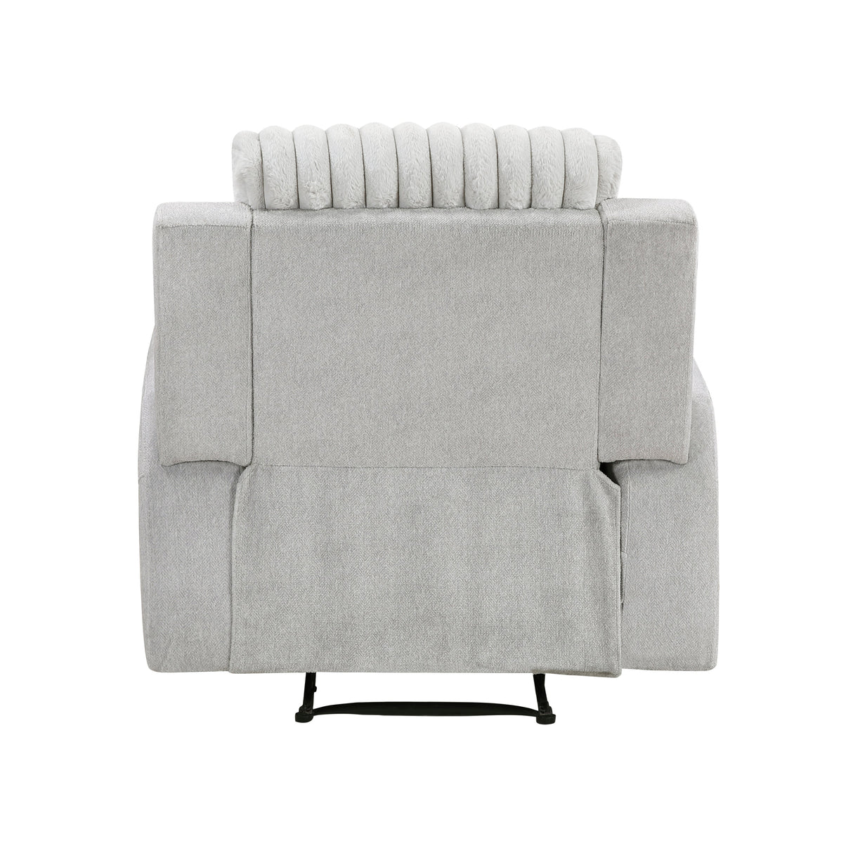 Benton Light Gray Reclining Chair by Homelegance at Eve Furniture