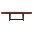 Bergen Dark Oak Dining Table by Homelegance at Eve Furniture