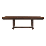 Bergen Dark Oak Dining Table by Homelegance at Eve Furniture