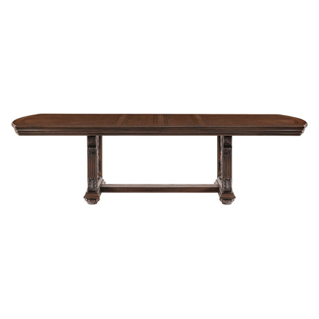 Bergen Dark Oak Dining Table by Homelegance at Eve Furniture