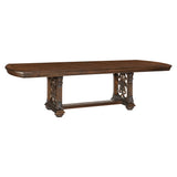 Bergen Dark Oak Dining Table by Homelegance at Eve Furniture