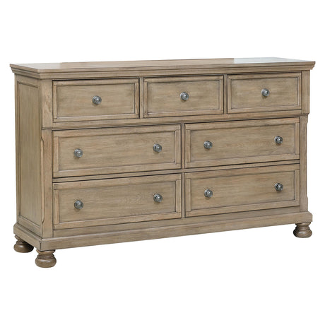Bethel Wire Brushed Gray Sleigh Storage Platform Bedroom Set by Homelegance at Eve Furniture