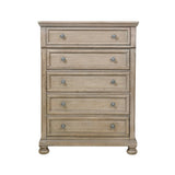 Bethel Wire Brushed Gray Sleigh Storage Platform Bedroom Set by Homelegance at Eve Furniture