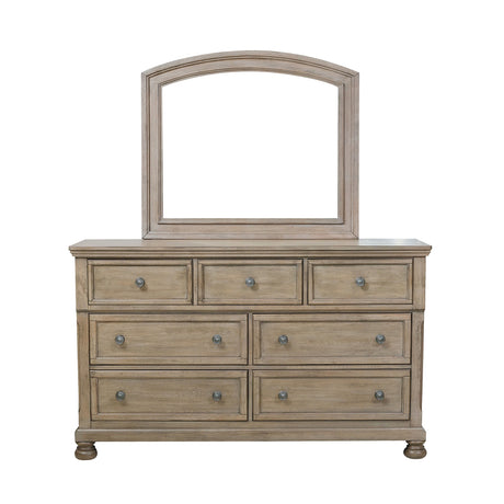 Bethel Wire Brushed Gray Sleigh Storage Platform Bedroom Set by Homelegance at Eve Furniture