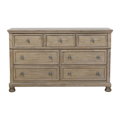 Bethel Wire Brushed Gray Sleigh Storage Platform Bedroom Set by Homelegance at Eve Furniture