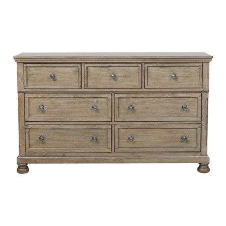 Bethel Wire Brushed Gray Sleigh Storage Platform Bedroom Set by Homelegance at Eve Furniture