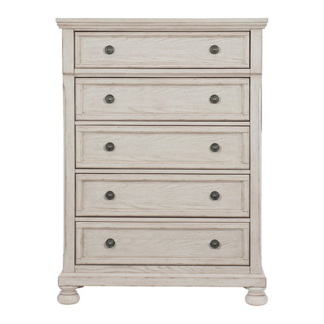 Bethel Wire Brushed White Sleigh Storage Platform Bedroom Set by Homelegance at Eve Furniture