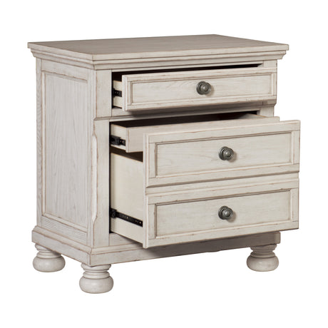 Bethel Wire Brushed White Sleigh Storage Platform Bedroom Set by Homelegance at Eve Furniture