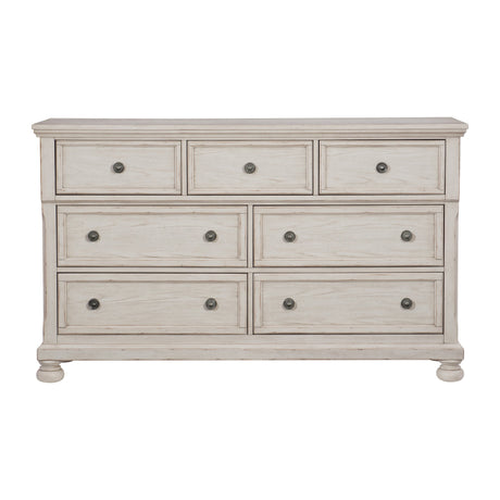 Bethel Wire Brushed White Sleigh Storage Platform Bedroom Set by Homelegance at Eve Furniture