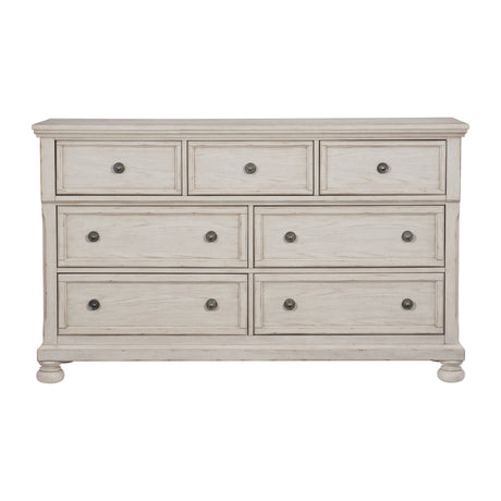 Bethel Wire Brushed White Sleigh Storage Platform Bedroom Set by Homelegance at Eve Furniture