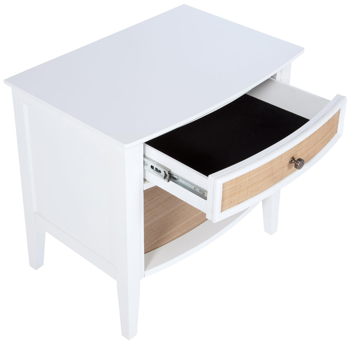 Bexhill White 1-Drawer Nightstand by Coaster at Eve Furniture