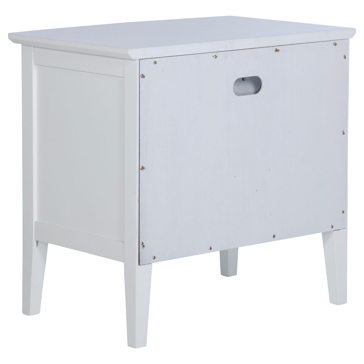 Bexhill White 1-Drawer Nightstand by Coaster at Eve Furniture